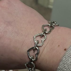 COPY - New Affinity Diamond Heart Link bracelet